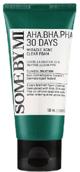 SOME BY MI AHA-BHA-PHA Acne attīrošas putas, 50 ml