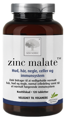 NEW NORDIC Zinc Malate tabletes, 120 gab.
