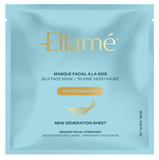 ELLAME Hydro Complex Silk, sausai, dehidratuotai odai lakštinė veido kaukė, 1 vnt.