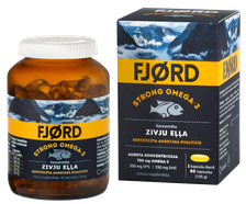 FJORD Omega-3 zivju eļļa kapsulas, 80 gab.