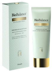 BIOBALANCE Probiotics Wrinkles & Lifting Multi Action Shaping sejas krēms, 50 ml