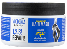 VICTORIA BEAUTY 1,2,3! Repair! for Damaged Hair maska matiem, 250 ml