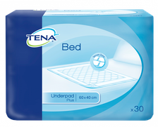 TENA Bed Secure Zone Plus 60x40 cm absorbējošie palagi, 30 gab.