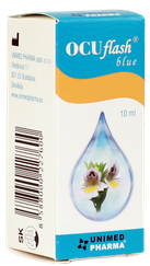 OCUFLASH Blue acu pilieni, 10 ml