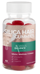 ACORUS BALANCE Silica hair Gummies (2,5 g) želejas konfektes, 60 gab.