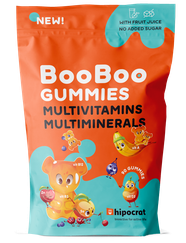 BIOFARMACIJA BooBoo, vaikams ir suaugusiems guminukai, 90 vnt.