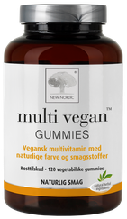 NEW NORDIC Multi Vegan Gummies košļājamās pastilas, 120 gab.