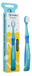 NORDICS Super Soft 3+ Blue zobu birste, 1 gab.