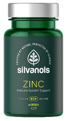 SILVANOLS Premium Zinc kapsulas, 60 gab.