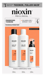 NIOXIN Hair Care System 4 Kit for Colored Hair with Progressed Thinning komplekts, 1 gab.