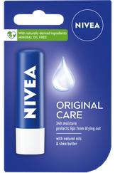 NIVEA Original Care lūpu balzams, 4.8 g