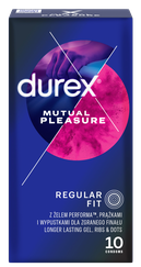 DUREX Mutual Pleasure prezervatīvi, 10 gab.