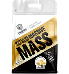 SWEDISH SUPPLEMENTS Massive Mass Vanilla Gelato pulveris, 3500 g