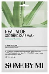 SOME BY MI  Real Aloe Soothing auduma sejas maska, 20 g
