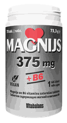 VITABALANS Magnijs 375 mg + B6 tabletes, 70 gab.