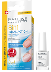EVELINE Nail Therapy 8in1 stiprinošs līdzeklis nagiem, 12 ml