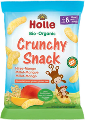 HOLLE Prosas un mango kraukšķi mazuļiem no 8 mēnešu vecuma uzkoda, 25 g