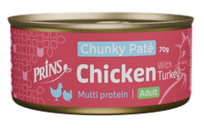PRINS  Chunky Pate Vista Ar Tītaru mitrā barība, 70 g