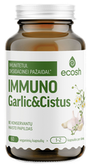 ECOSH Immuno Garlic&Cistus kapsulės, 60 vnt.