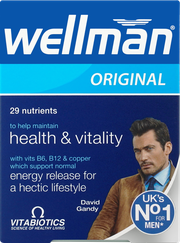 WELLMAN Original tabletes, 30 gab.