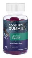 ACORUS BALANCE Good Night Gummies Ar Melatonīnu 2,5g košļājamās pastilas, 50 gab.