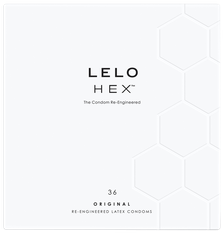 LELO HEX Original prezervatīvi, 36 gab.