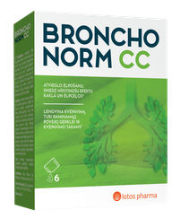 BRONCHONORM CC paciņas, 6 gab.