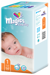 MAGICS Flexidry Newborn 1 (2-5 kg) autiņbiksītes, 50 gab.
