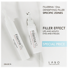 FILLERINA  12HA Intensity 4 Dermo-Kosmētika Pildvielas Lūpām un Acu Zonai komplekts, 1 gab.