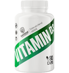 SWEDISH SUPPLEMENTS Vitamin D3 4000 IU kapsulas, 90 gab.