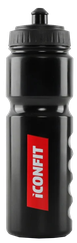 ICONFIT Velosipēda Ūdens, Melna pudele, 750 ml