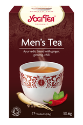 YOGI TEA Men’s Tea Bio tēja maisiņos, 17 gab.
