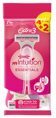 WILKINSON SWORD MyIntuition Essentials Extra 3 vienreizlietojamie skuvekļi, 6 gab.