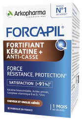 FORCAPIL Fortifiant Keratine+ kapsulas, 60 gab.