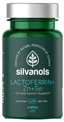 SILVANOLS Premium Lactoferrin+Zn+Se kapsulas, 60 gab.