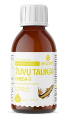 ECOSH su camelina sativa aliejumi, citrinų skonio žuvų taukai, 150 ml
