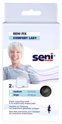 SENI Fix Comfort Lady Large Black biksītes, 2 gab.