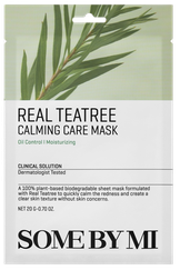 SOME BY MI Real Teatree Calming auduma sejas maska, 20 g