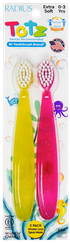 RADIUS Totz Kids Extra Soft (12m+) zobu birste, 2 gab.