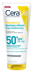 CERAVE Invisible Hydrating Sunscreen SPF 50+ saules aizsargkrēms, 75 ml