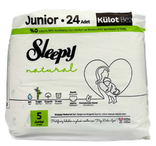 SLEEPY Natural Pants Junior Nr.5 autiņbiksītes, 24 gab.