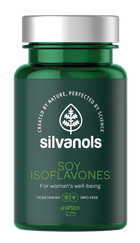 SILVANOLS Premium Soy Isoflavones kapsulas, 60 gab.