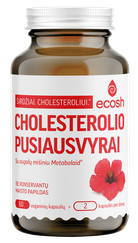 ECOSH Cholesterolio pusiausvyrai su augalų mišiniu kapsulės, 60 vnt.