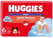 HUGGIES sauskelnės-kelnaitės, 30 vnt.