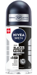NIVEA Men Black & White Power dezodorants rullītis, 50 ml