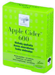 NEW NORDIC Apple Cider 600 tabletes, 60 gab.