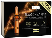 ISDIN Isdinceutics Flavo-C Melatonin ampulės, 10 vnt.