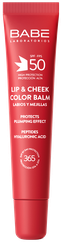 BABE Lip&Cheek SPF 50 Red lūpu balzams, 20 ml