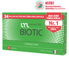 LYL BIOTIC kapsulas, 6 gab.