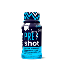 PULS NUTRITION Pre-workout shot Berry Boost pudelīte, 60 ml